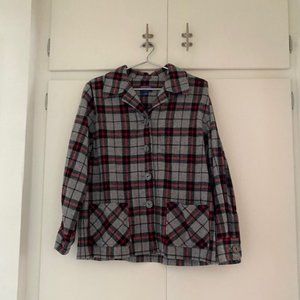 Pendleton Virgin Wool Plaid Shirt Jacket size L Petite (fits like a regular Sm)